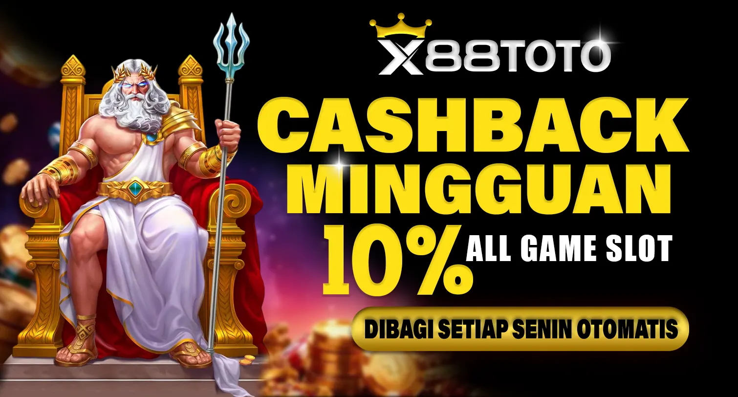 BONUS CASHBACK MINGGUAN ALL SLOT 10%
