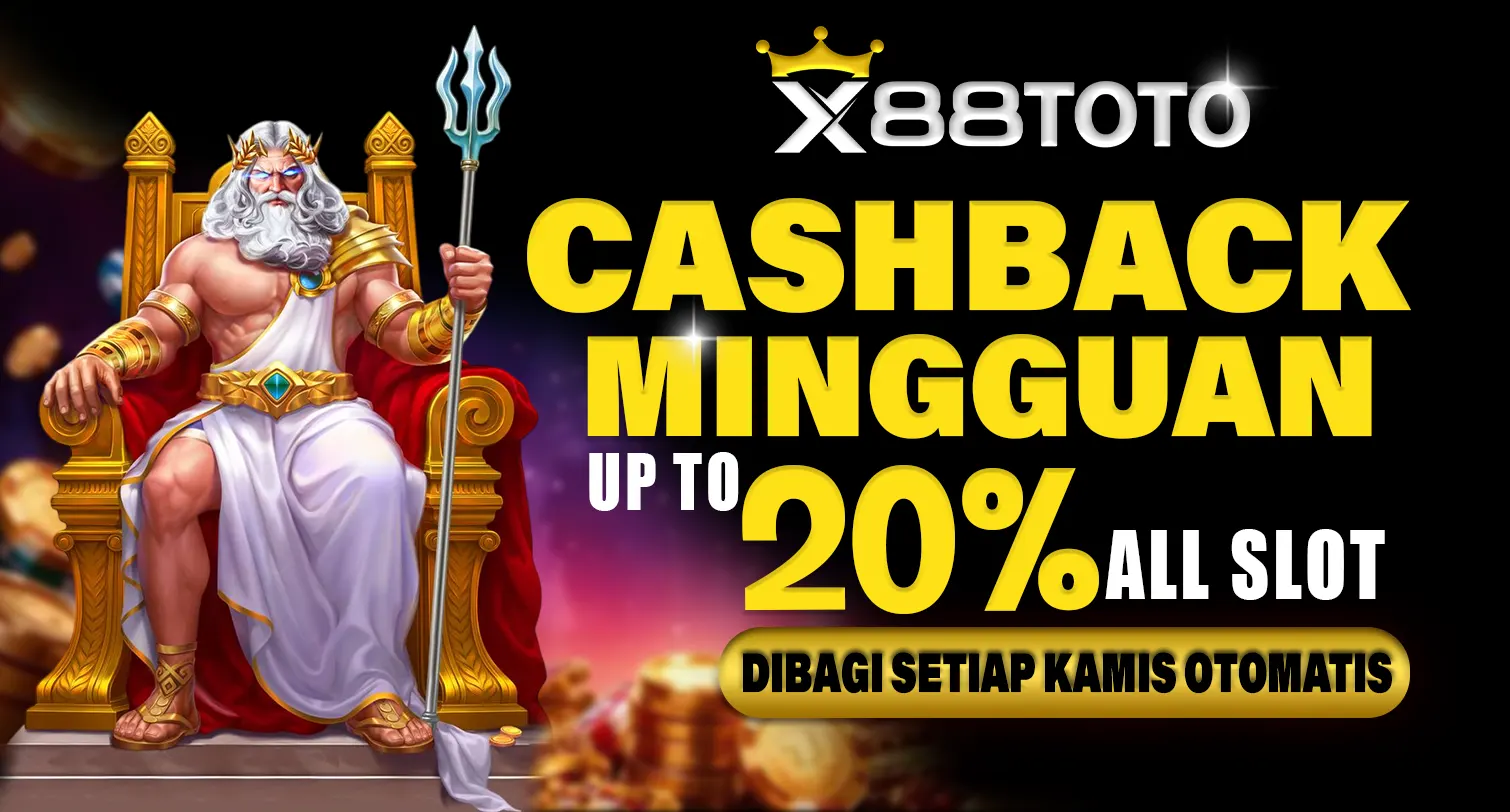 BONUS CASHBACK MINGGUAN ALL SLOT 20%